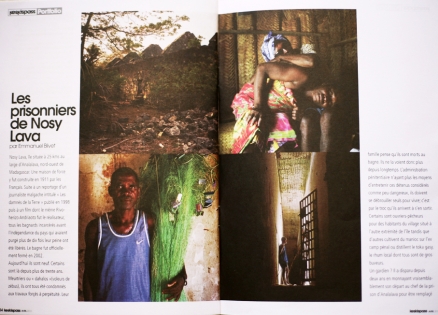  Les prisonniers de Nosy Lava. Madagascar. Portfolio. Magazine Keskispass. La Réunion. 2010.